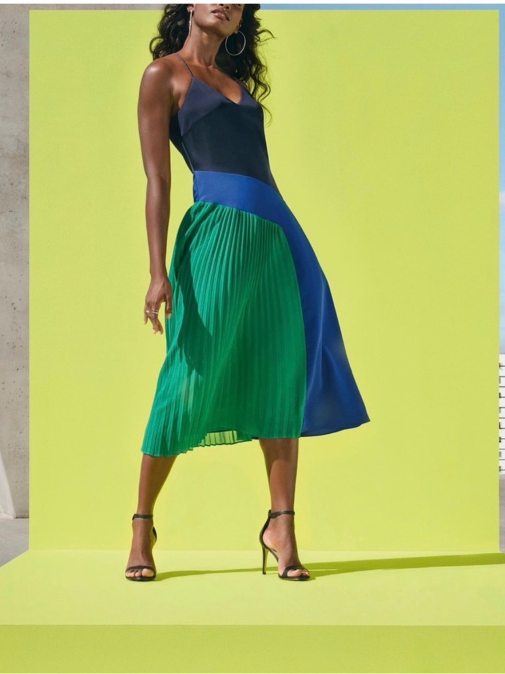 Cushnie Pleated Satin Slip Dress 12 Wedding Guest Occasion Spring evening